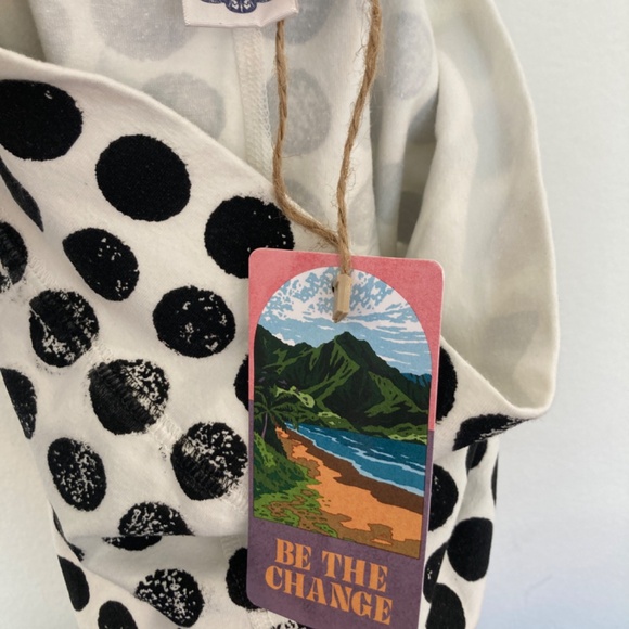 Jungmaven Bike Shorts NWOTwhite black polka dots - Picture 4 of 4